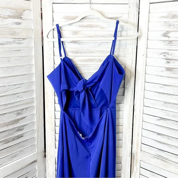 REVOLVE SUPERDOWN | Abigail Wide Leg Jumpsuit Blue - Picture 8 of 11